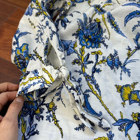 LOFT Women’s Off the Shoulder Floral Pattern Blouse Size XS - Picture 2 of 7